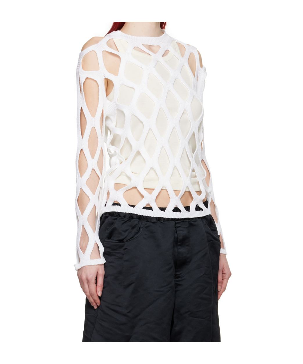 COMME DES GARÇONS HOLLOW KNIT SWEATER 