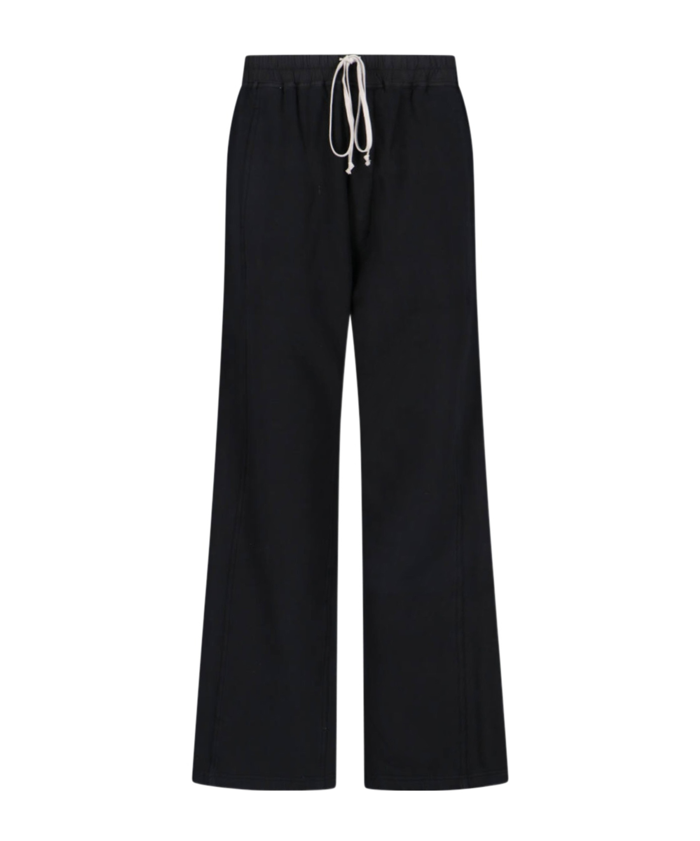 Rick Owens Drkshdw Elastic Waist Casual Pants In Black