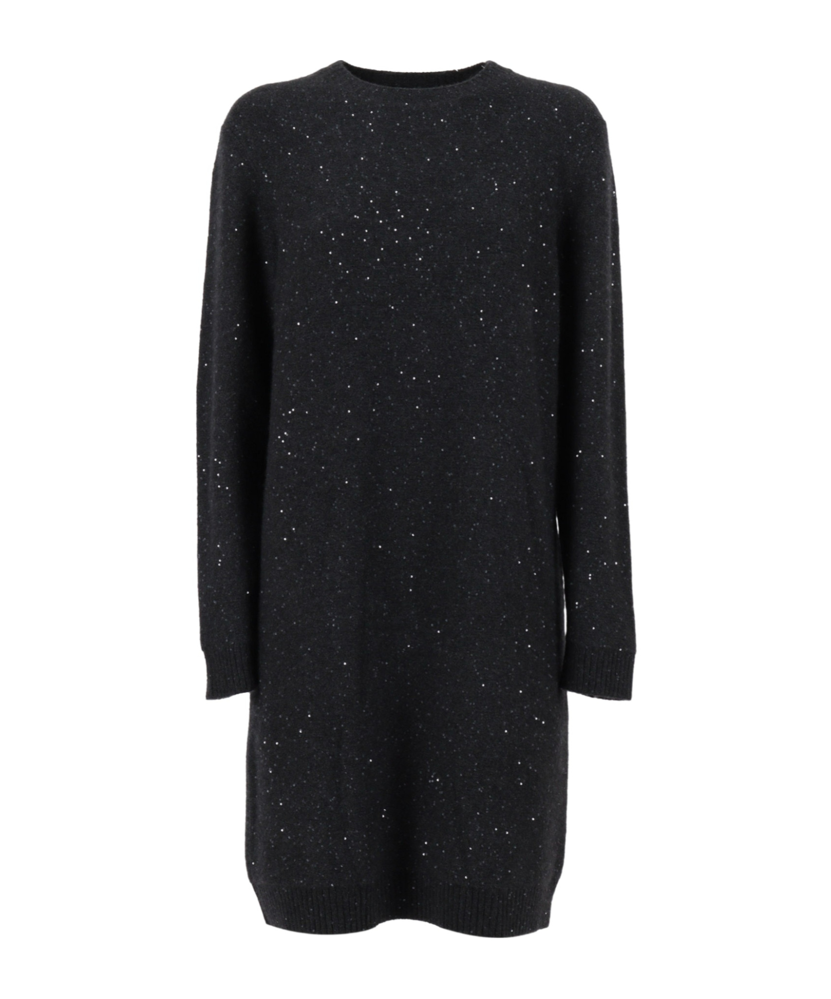 Fabiana Filippi Embellished Knit Dress In Black
