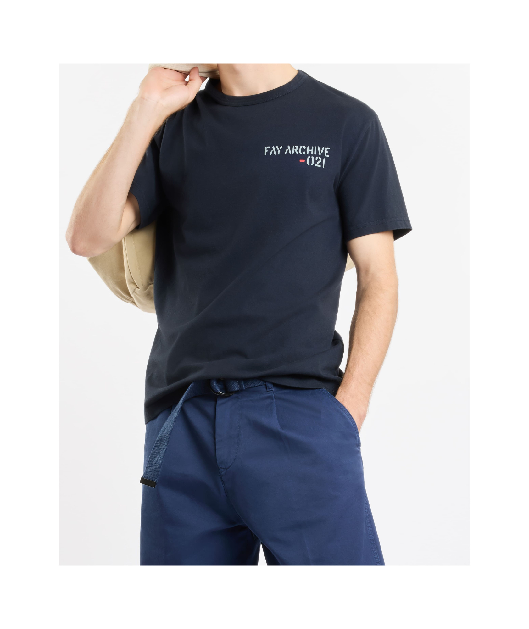 Fay Short-sleeved T-shirt In Black