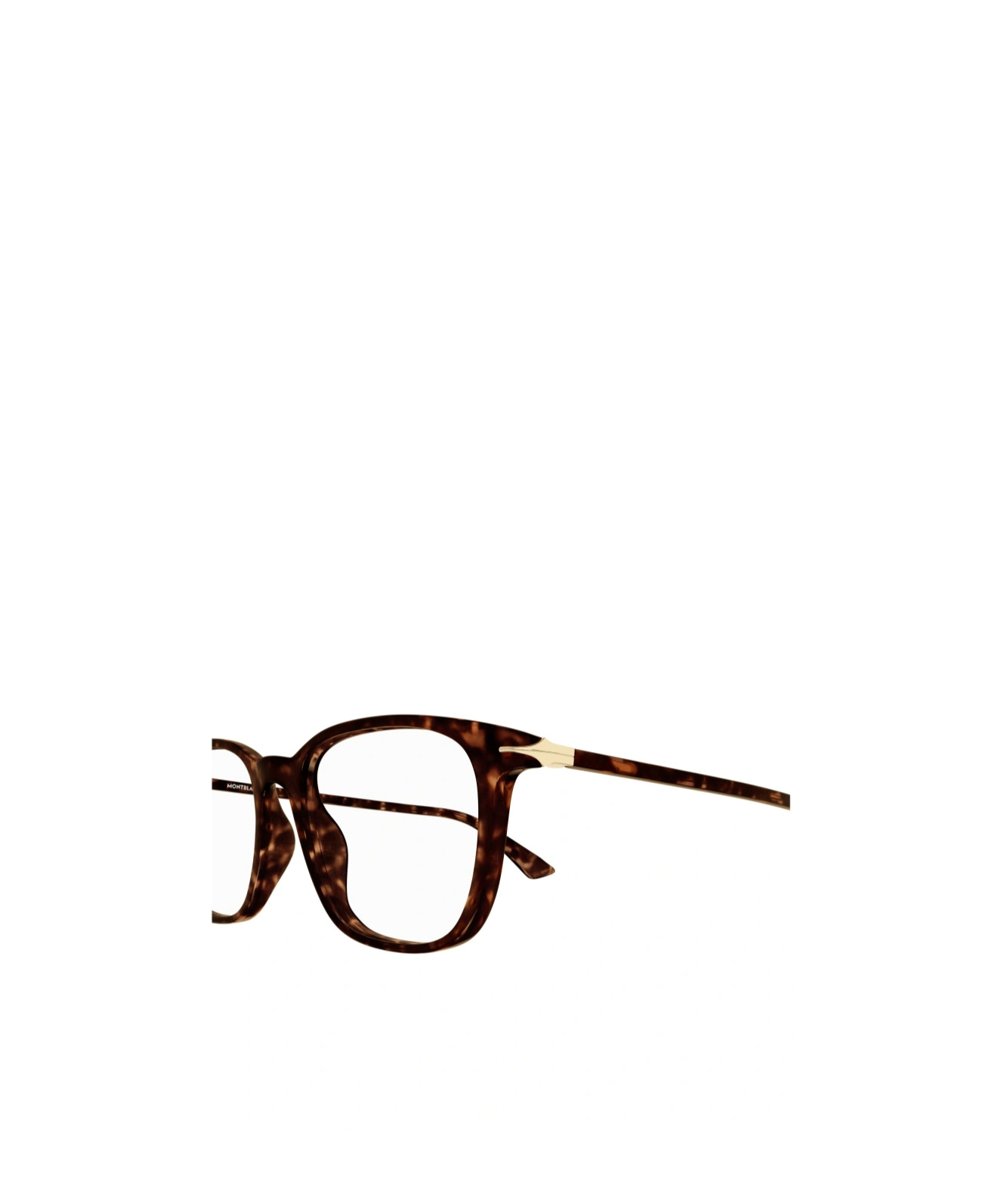 Montblanc Square-frame Glasses In Brown