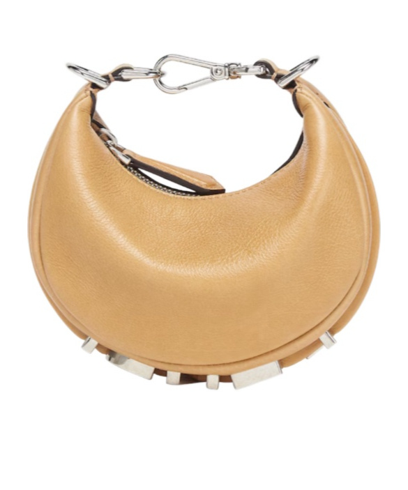 Fendi Nano Graph Handbag In Nude