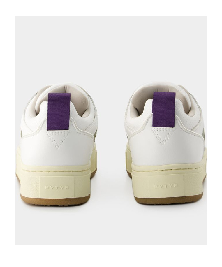 Eytys Sidney Faux-leather Trainers In Nude