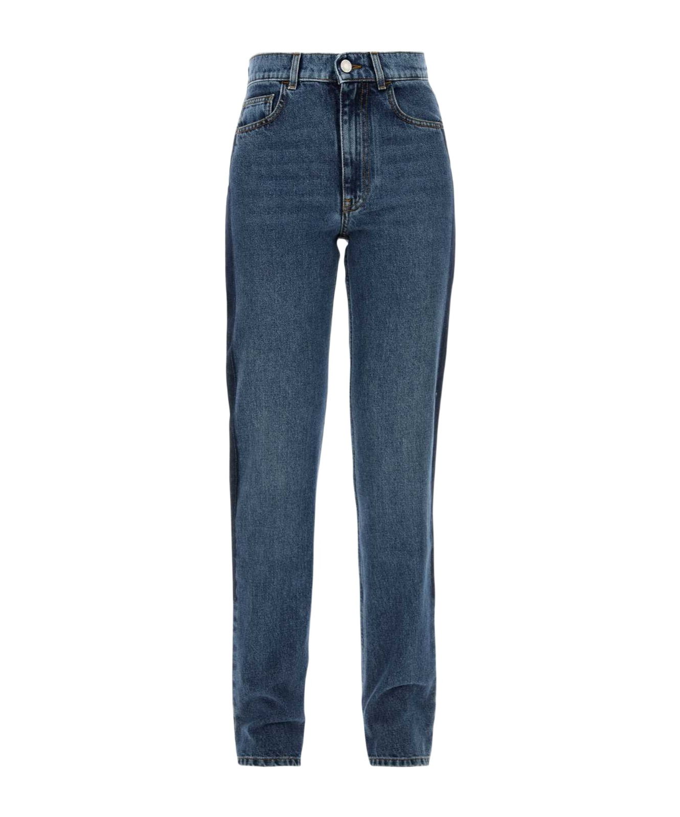 Philosophy Di Lorenzo Serafini Patchwork Denim Jeans In Blue