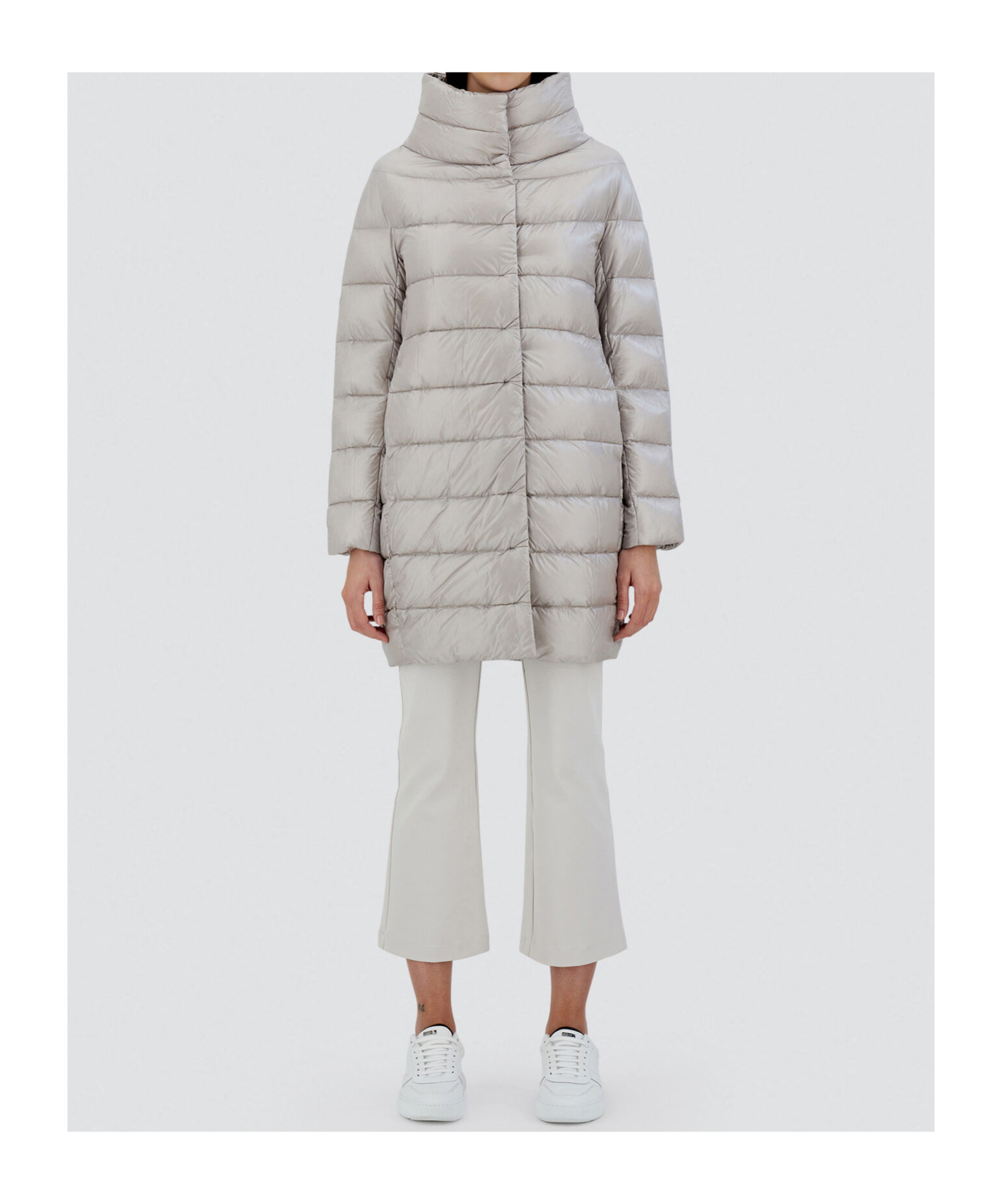 Herno Dora Ultralight Down Jacket In Gray
