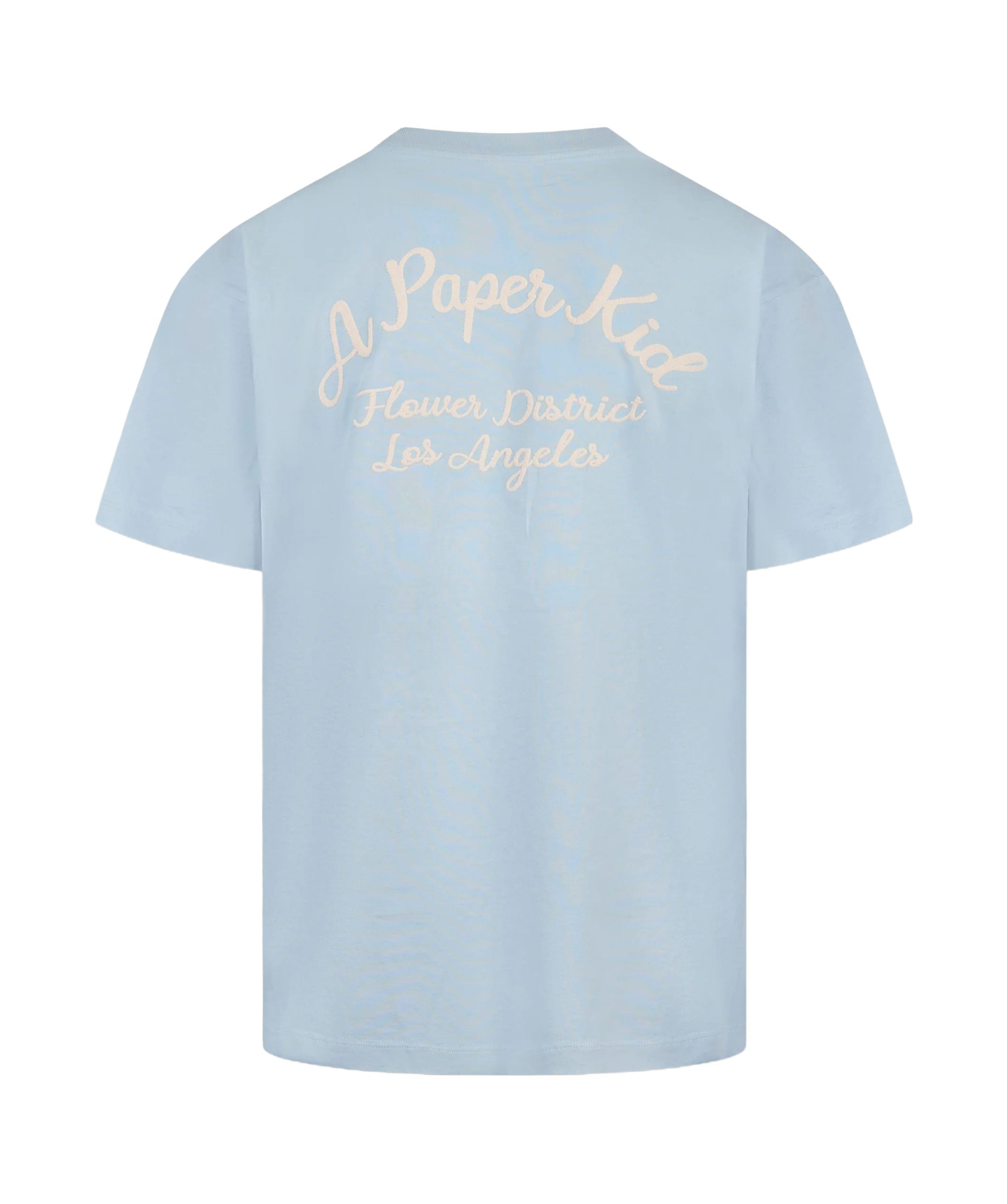 A Paper Kid Short-sleeved T-shirt In Sky Blue
