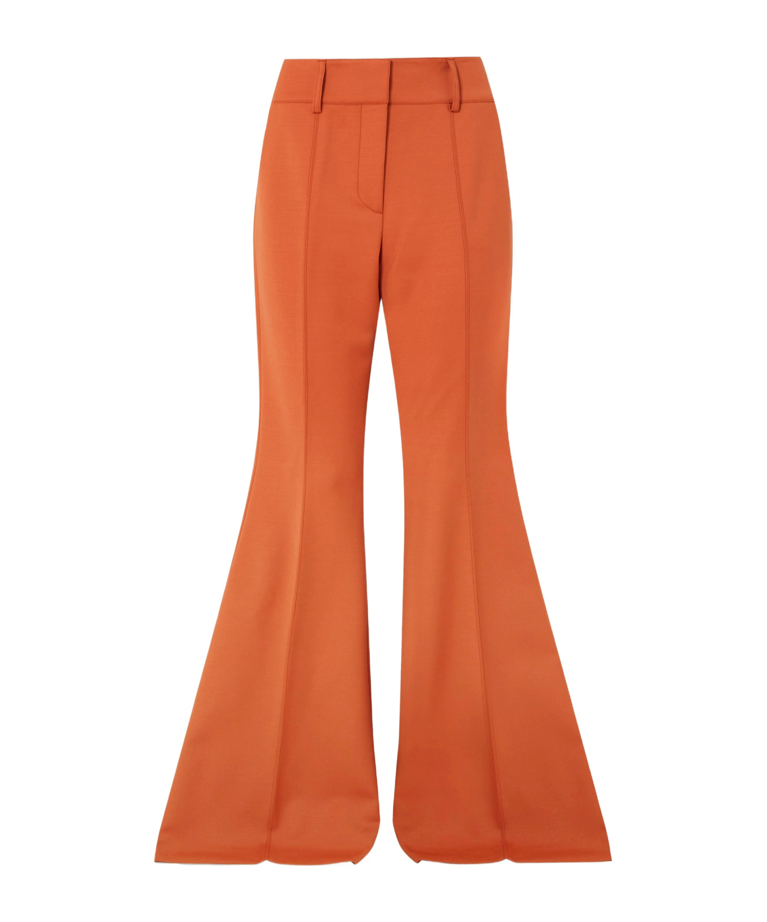 Gabriela Hearst Casual Pants With Belt Loops In Orange