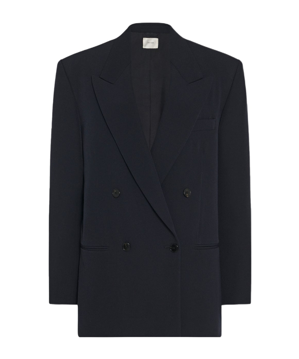 The Row Wool Suit Coat In Black