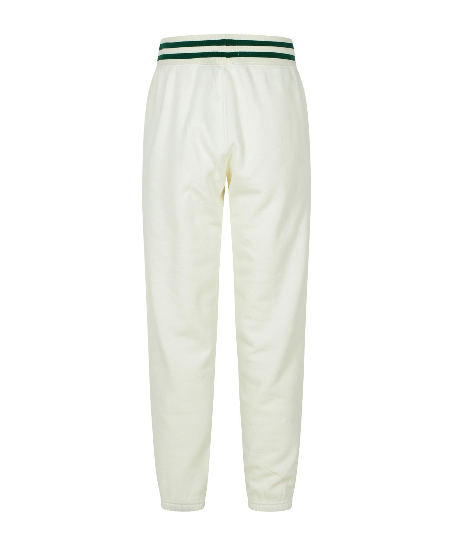 Polo Ralph Lauren Appliquéd Printed Cotton-blend Jersey Track Pants In White
