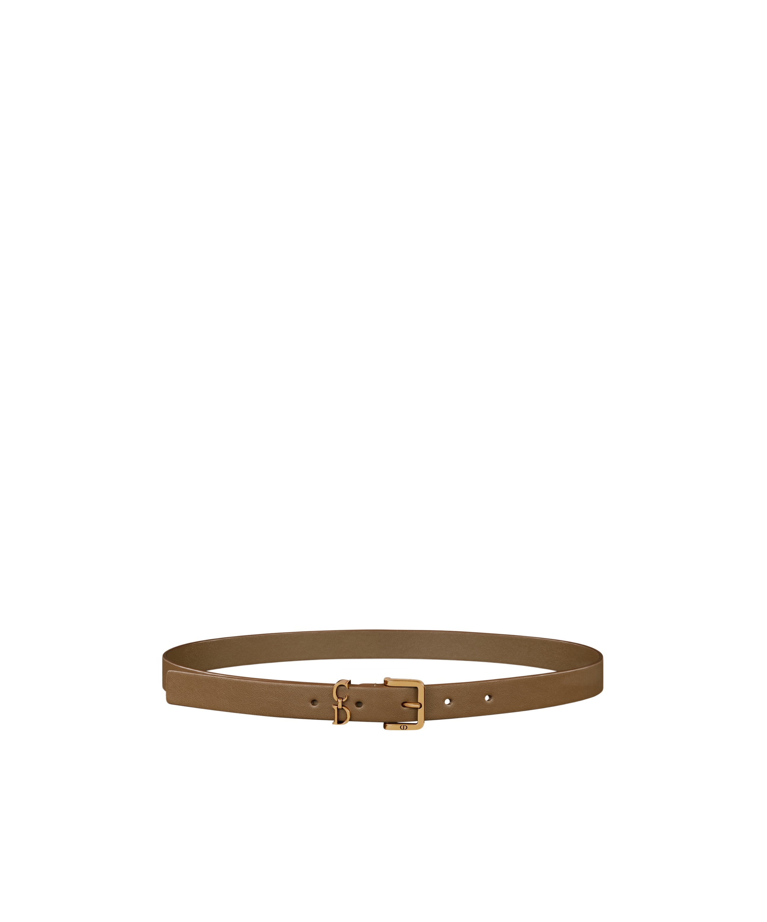 Dior Saddle Loop Belt In Green