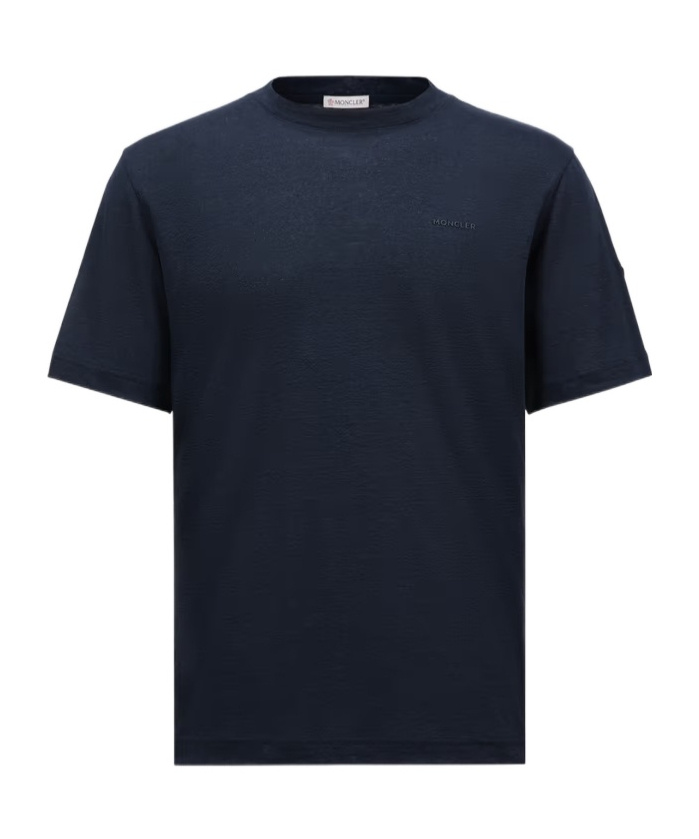 Moncler Logo Linen T-shirt