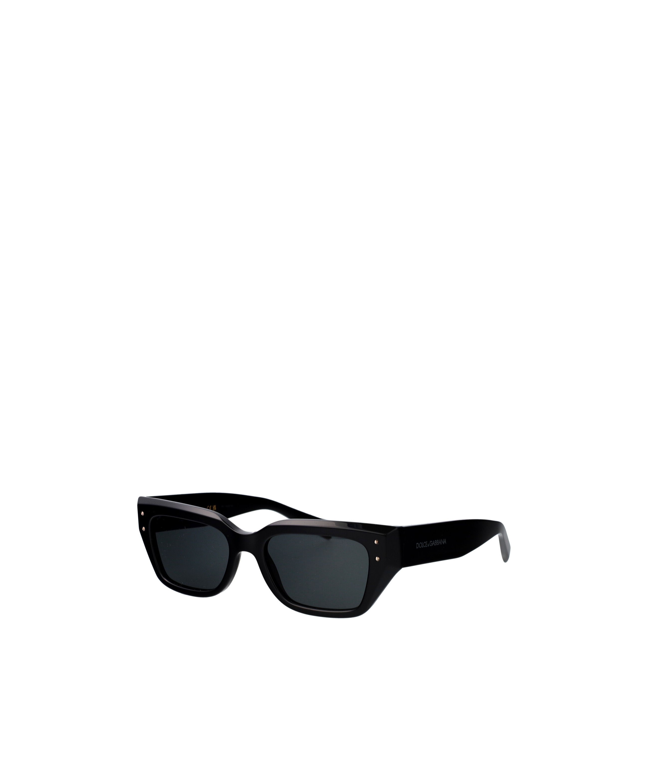Dolce & Gabbana Logo-print Sunglasses In Black