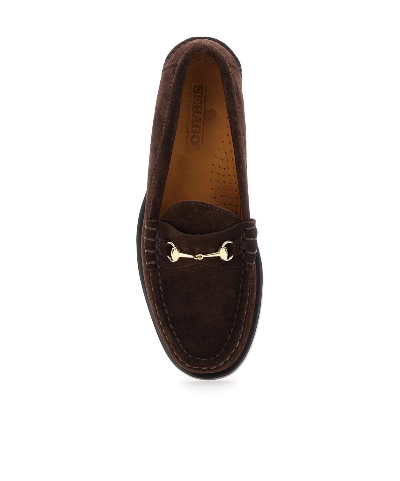 Sebago Joe Modena Brown Pull-on Loafers With Horsebit Detail In Suede Woman In Brown