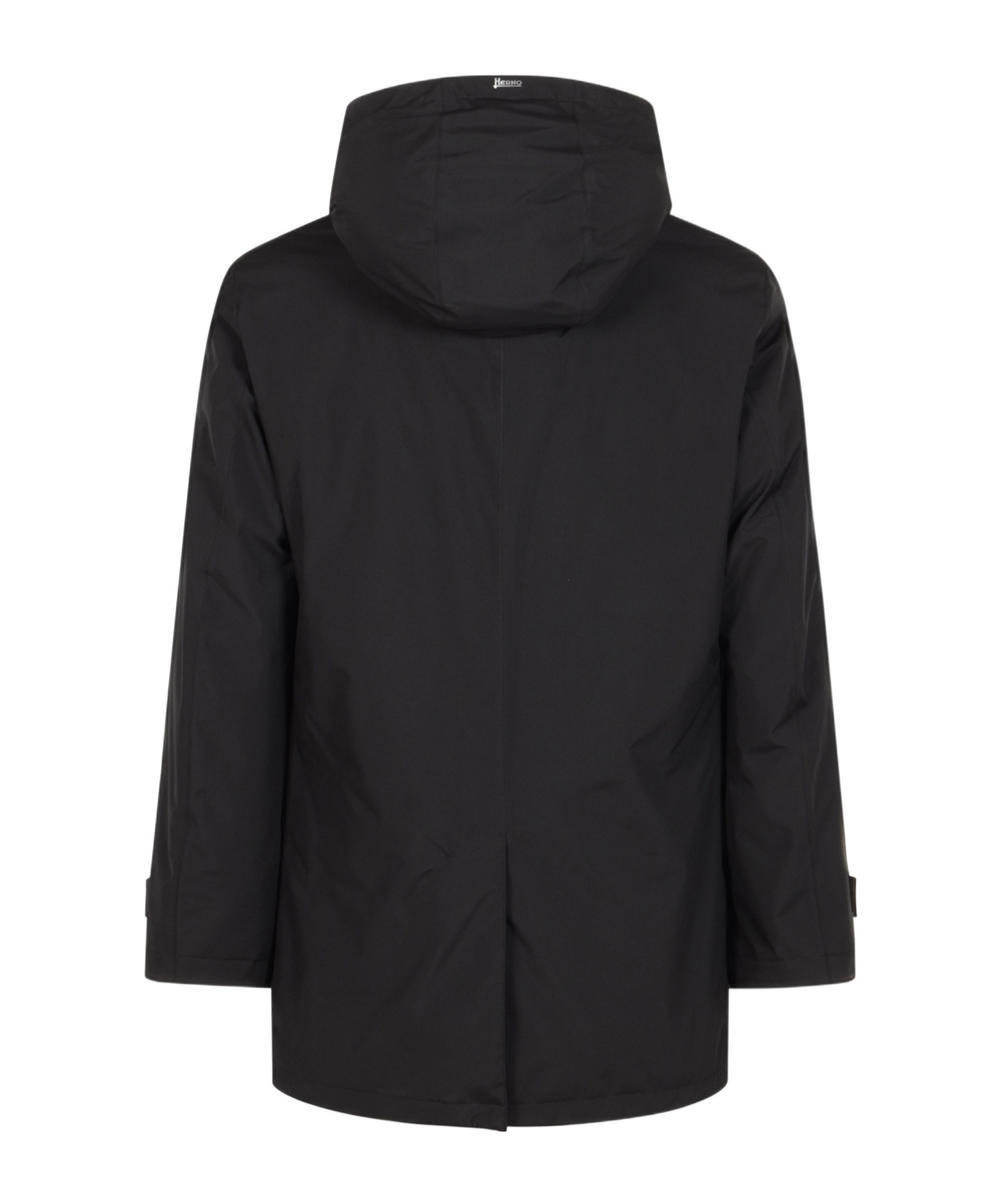 Herno Men Waterproof 2-layer Laminar Fabric In Black