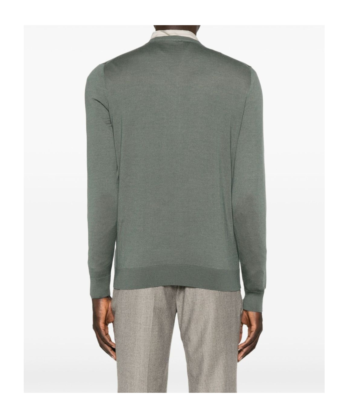 Colombo V-neck Sweater In Gray
