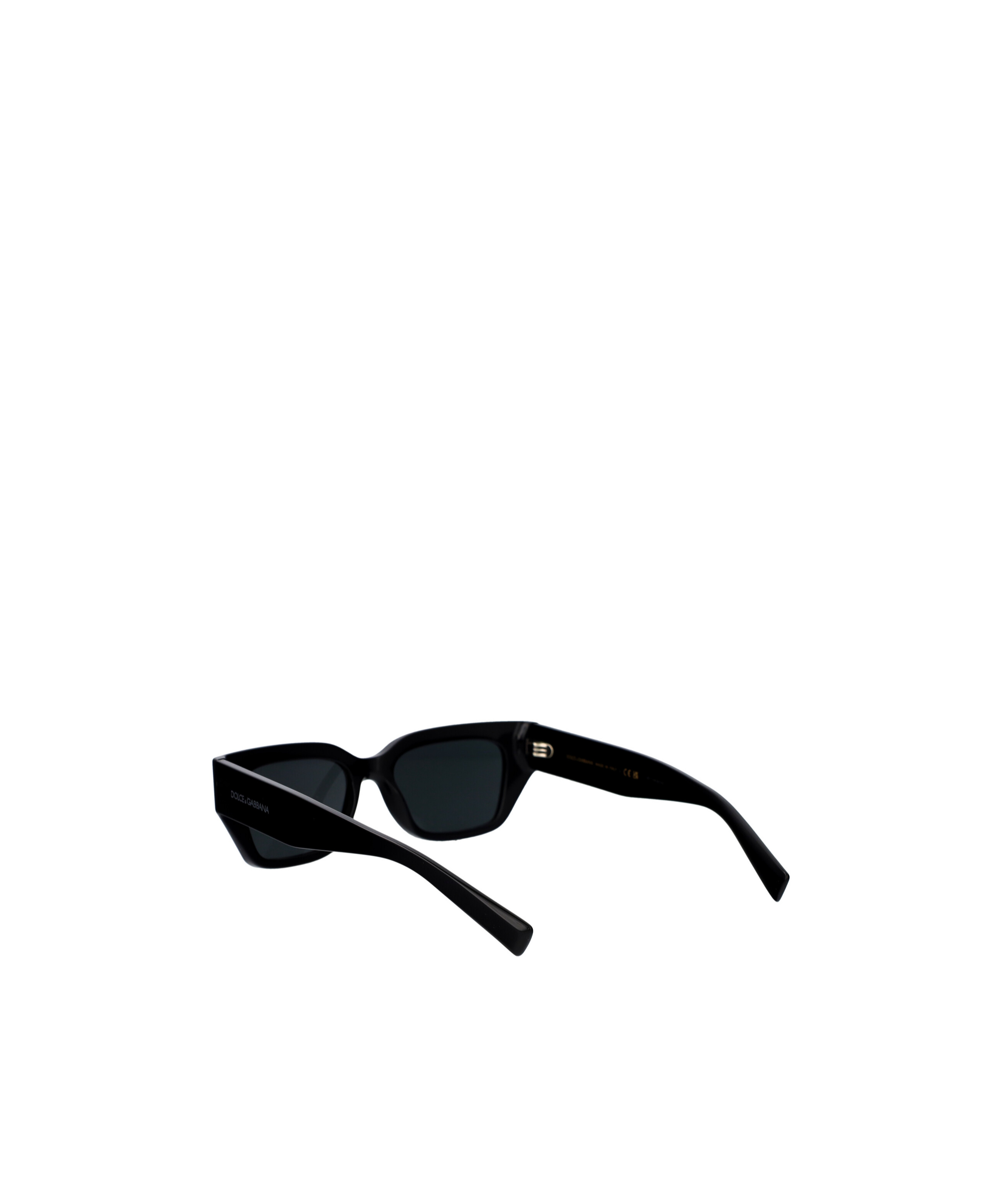 Dolce & Gabbana Logo-print Sunglasses In Black