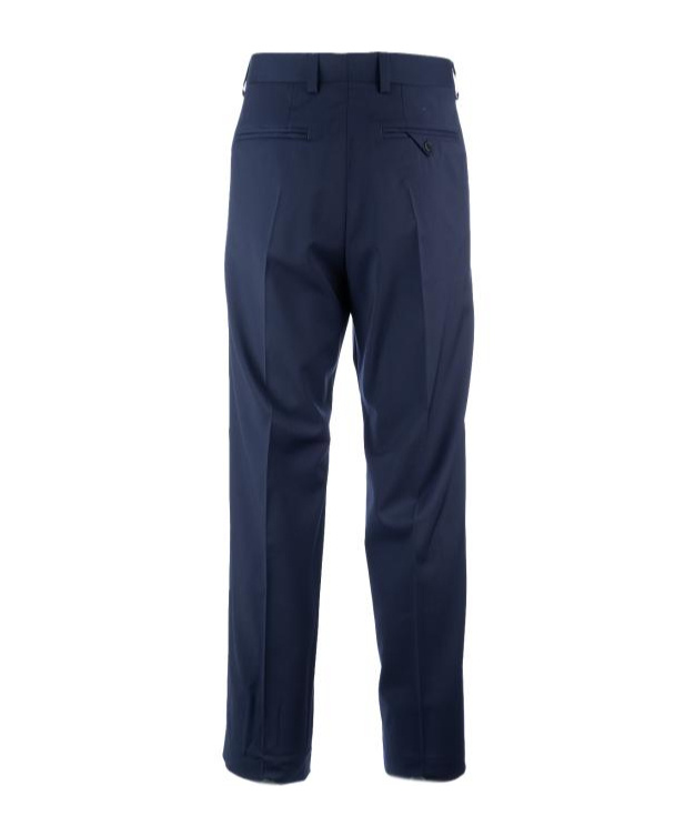 Hugo Boss Belt-loop Casual Pants In Blue