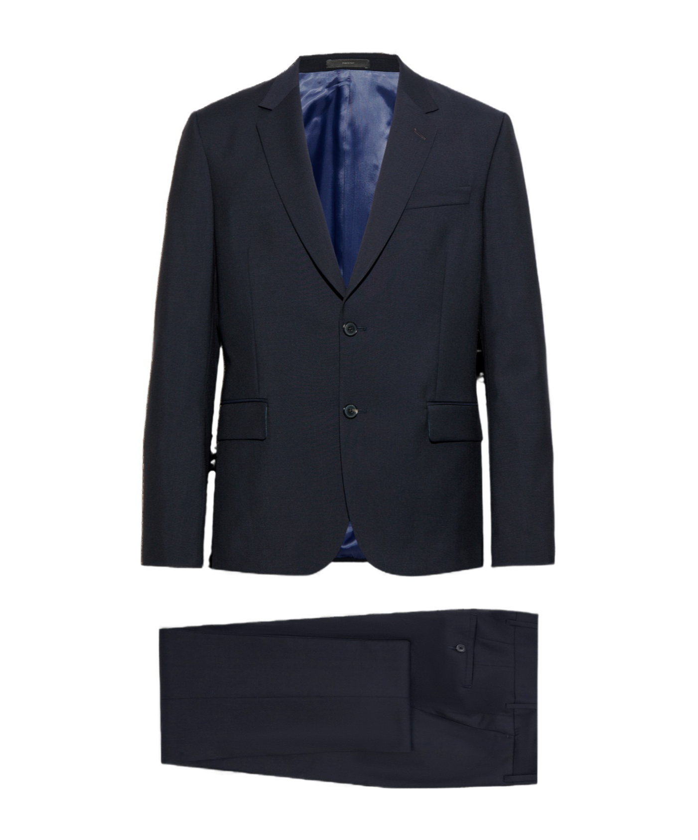 Shop Paul Smith Single-breasted Long-sleeved Suit In Black