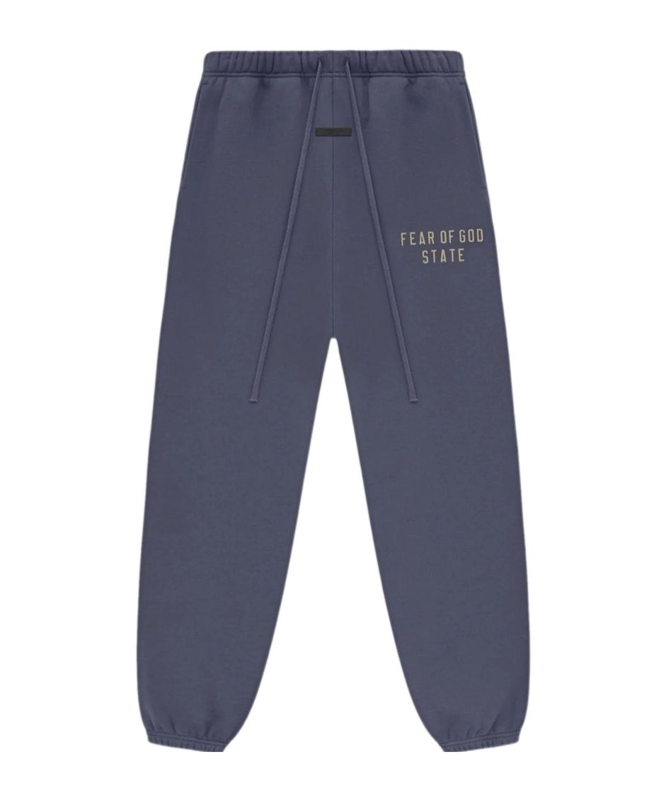 Essentials Logo-print Track Pants In Blue