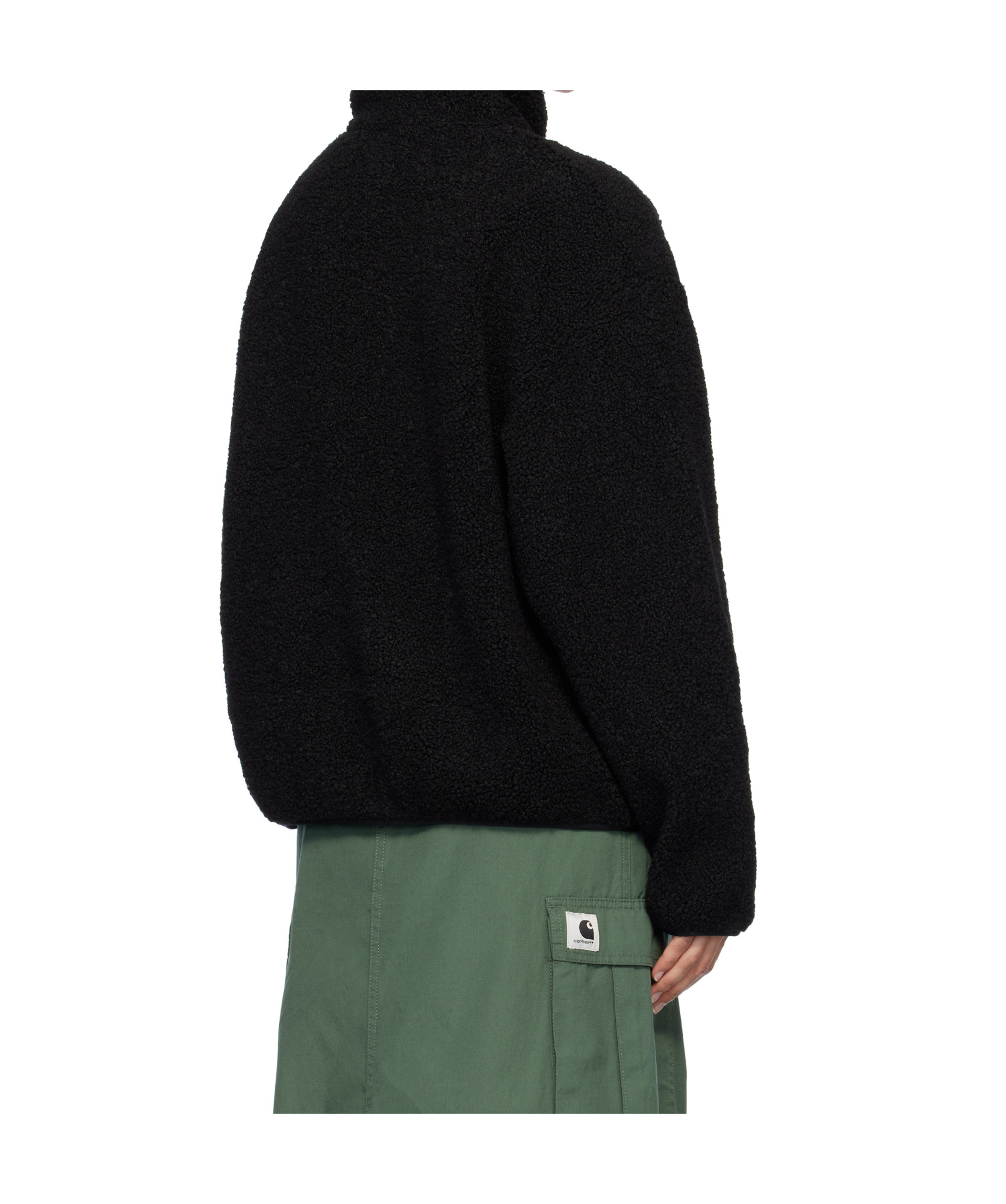 Carhartt High-necked Jacket In Black