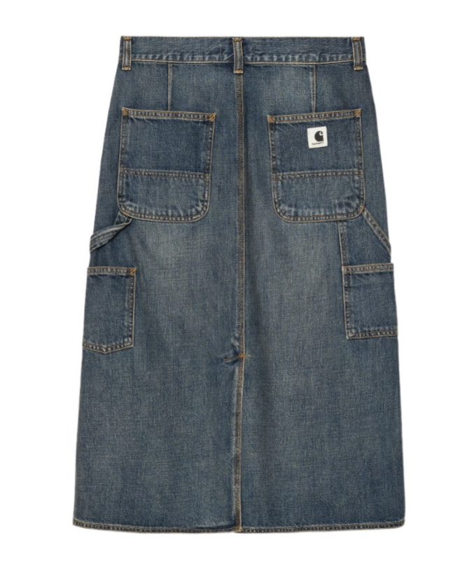 Carhartt Wip W' Single Knee Denim Skirt In Blue