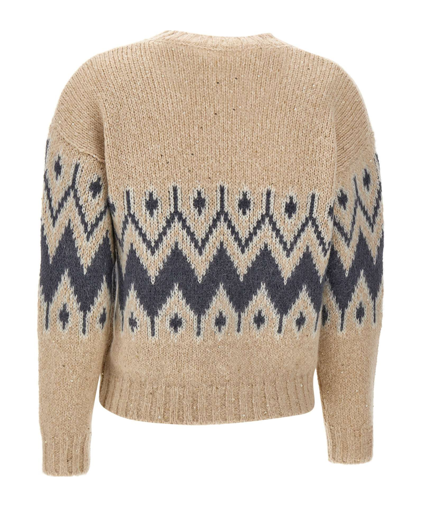 Eleventy Geometric-pattern Sweater In Multi