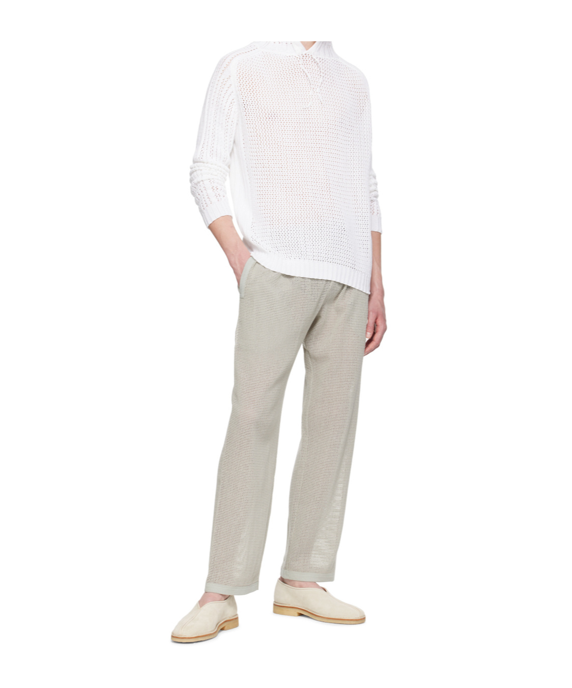 Gimaguas Hooded Sweater In White