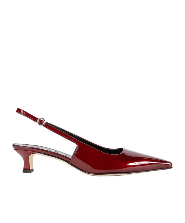 Aeyde Pointed-toe Sandals In Red