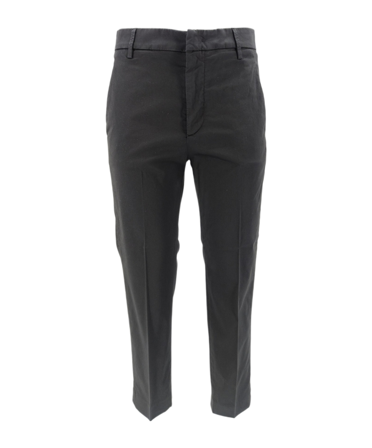 Dondup Belt Loop Casual Pants In Black