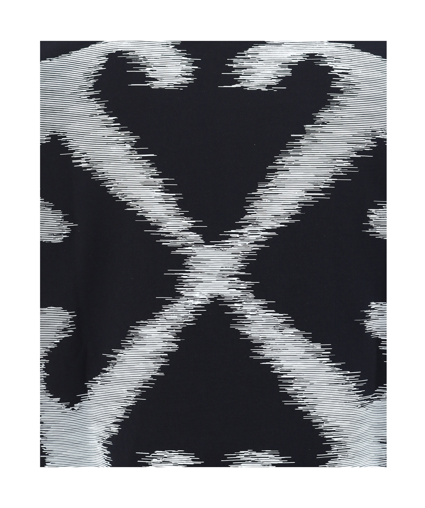 Off-white Graphic Print Short Sleeve Crew Neck T-shirt In Black
