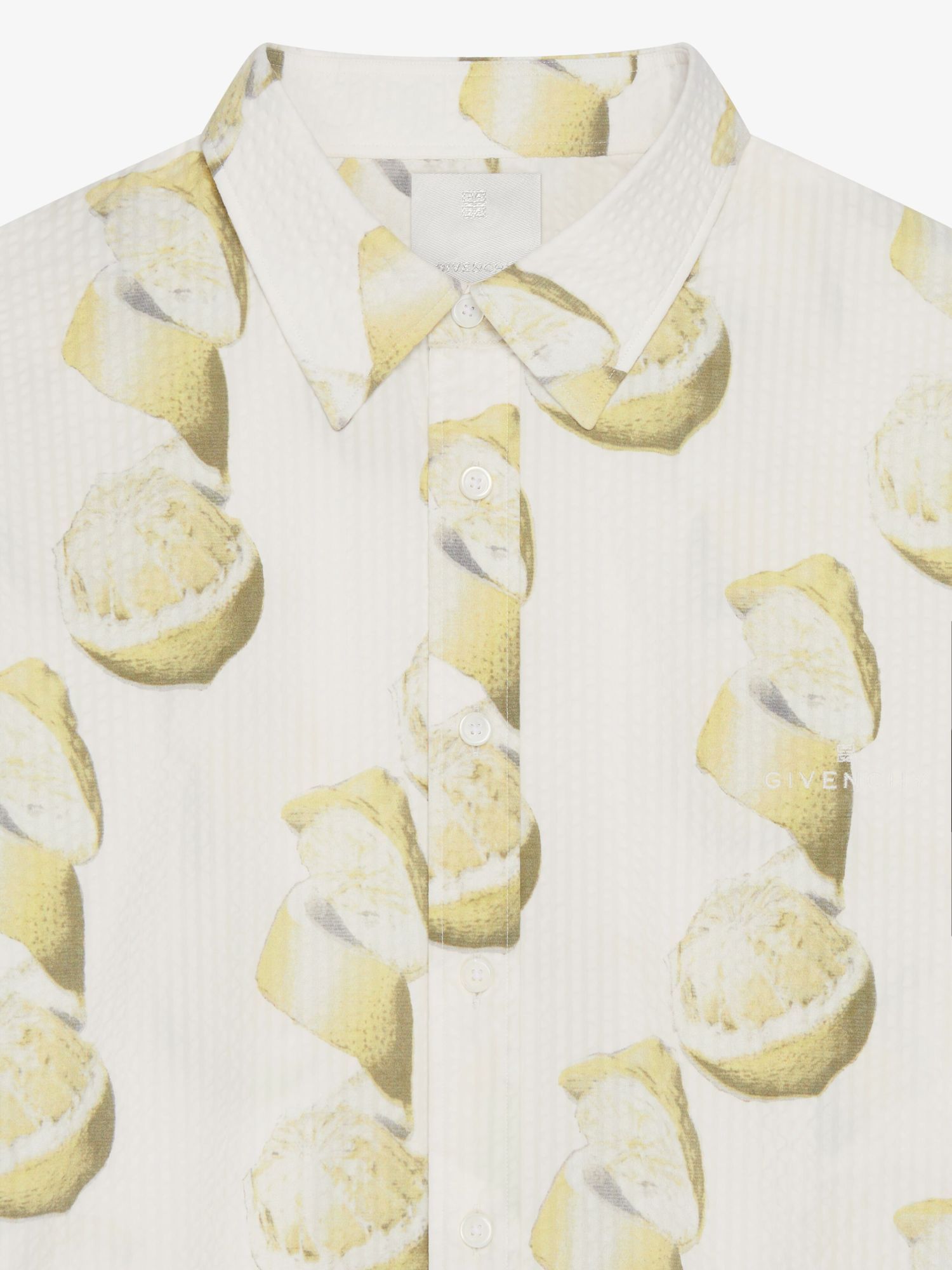 Givenchy Printed Short-sleeved Shirt In White