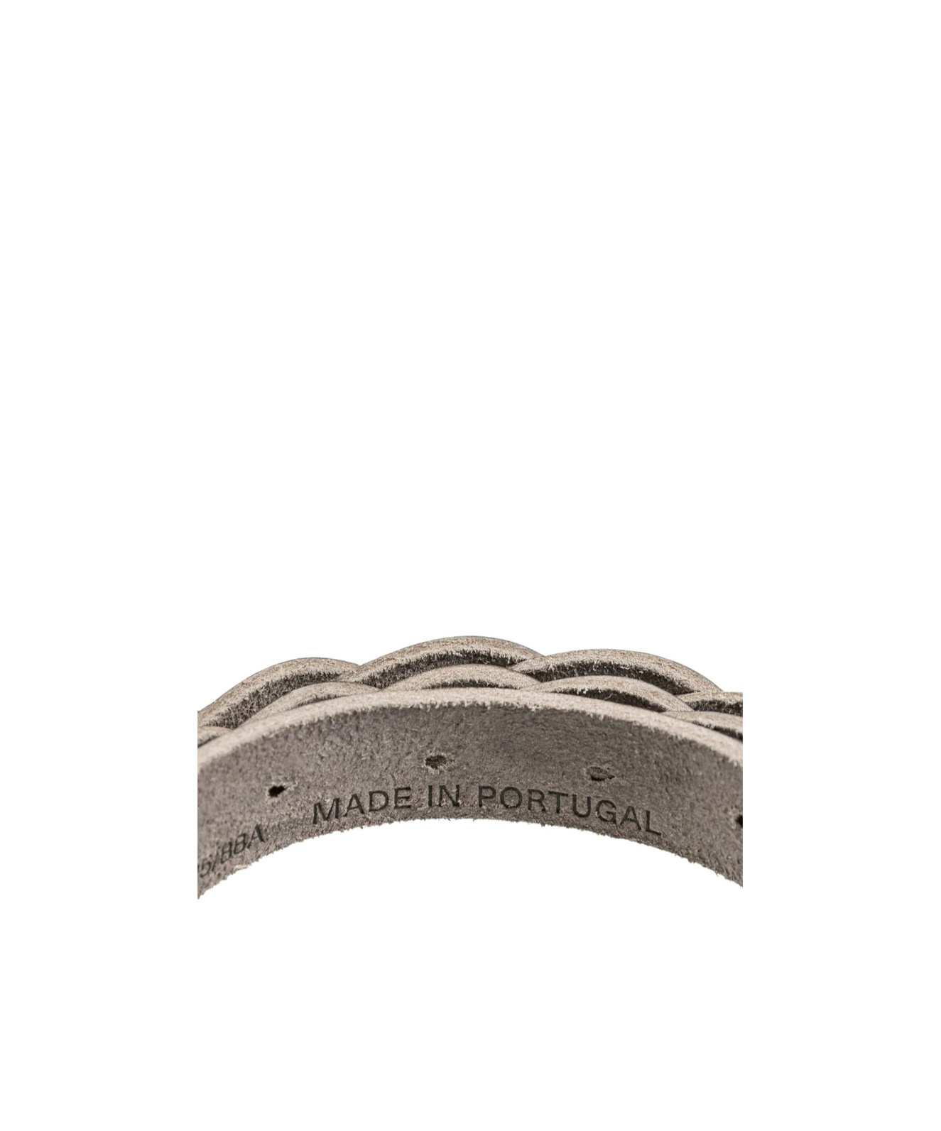 Our Legacy Woven Detail Belt In Gray