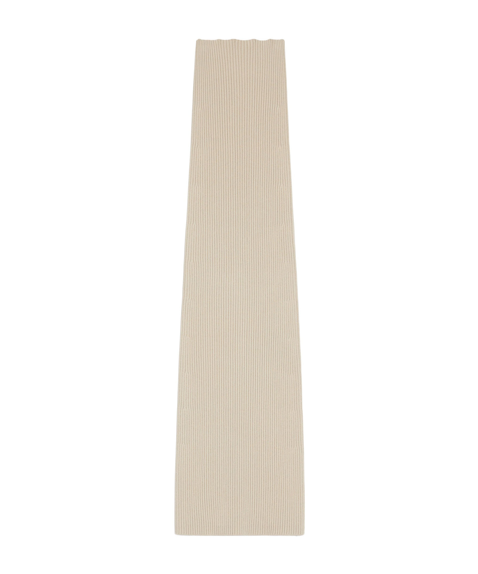 Max Mara Ribbed Midi Skirt In Nude