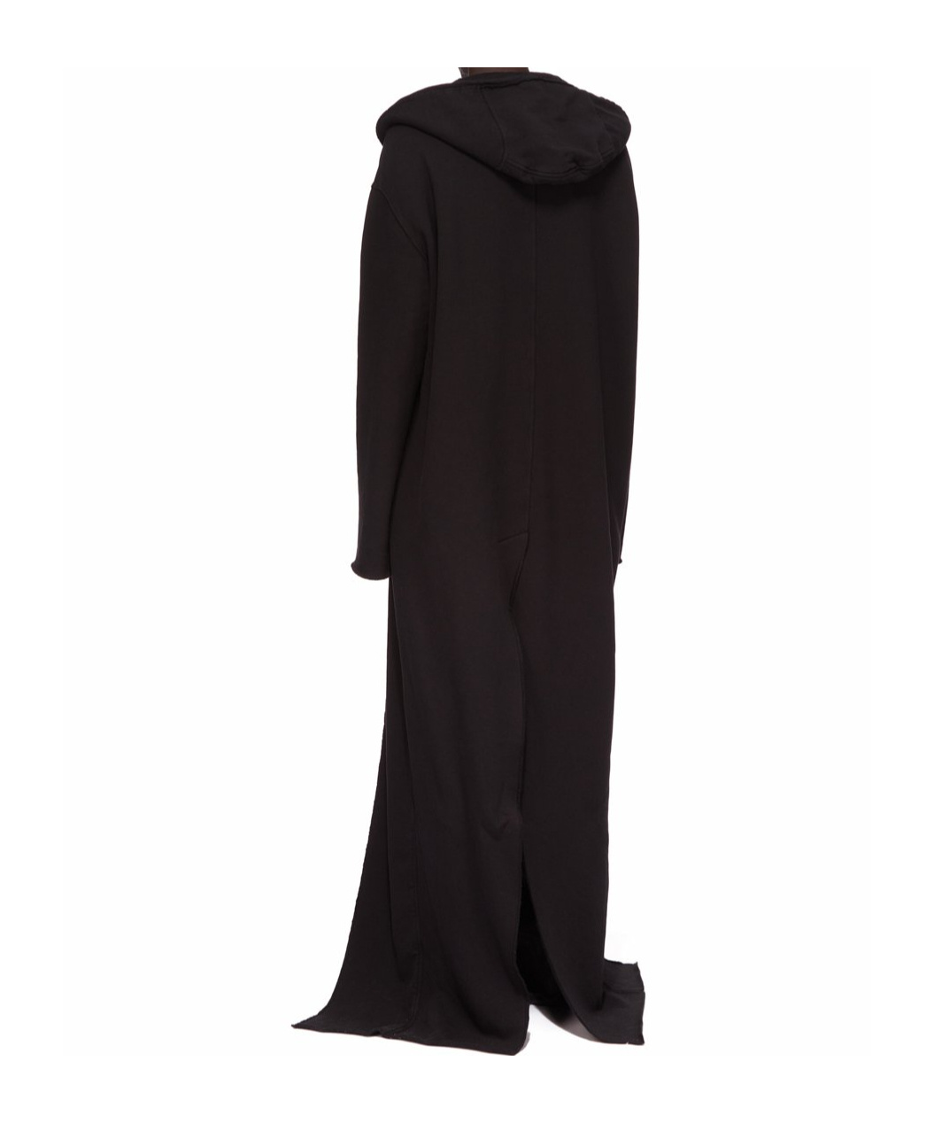 Rick Owens Drkshdw Dragging Coat In Black