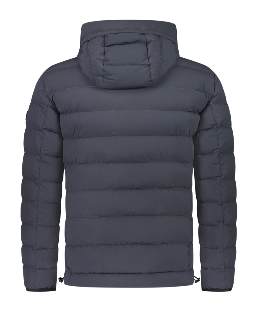 Peuterey Logo-patch Padded-design Jacket In Black
