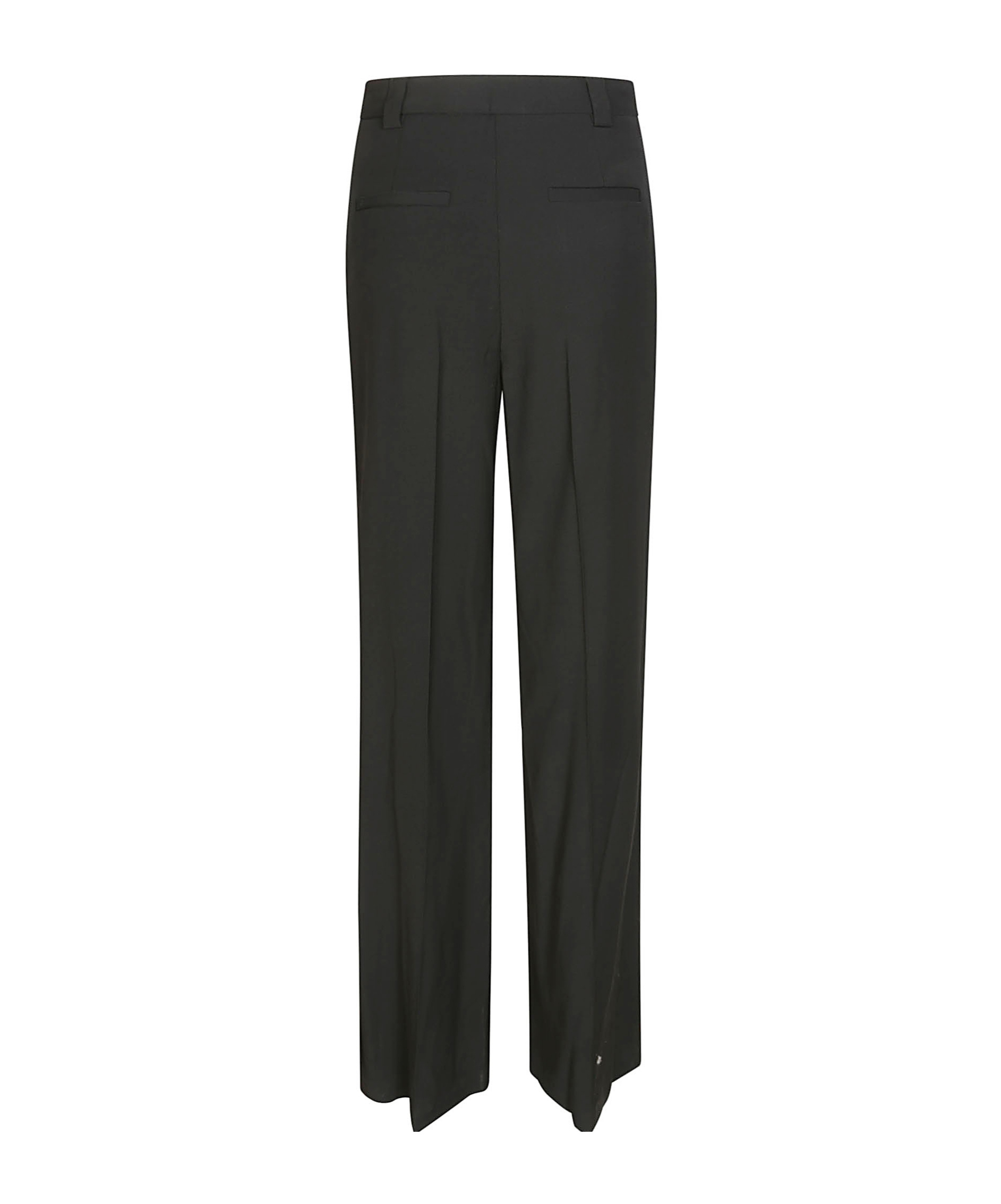 Red Valentino Belt-loop Casual Pants In Black