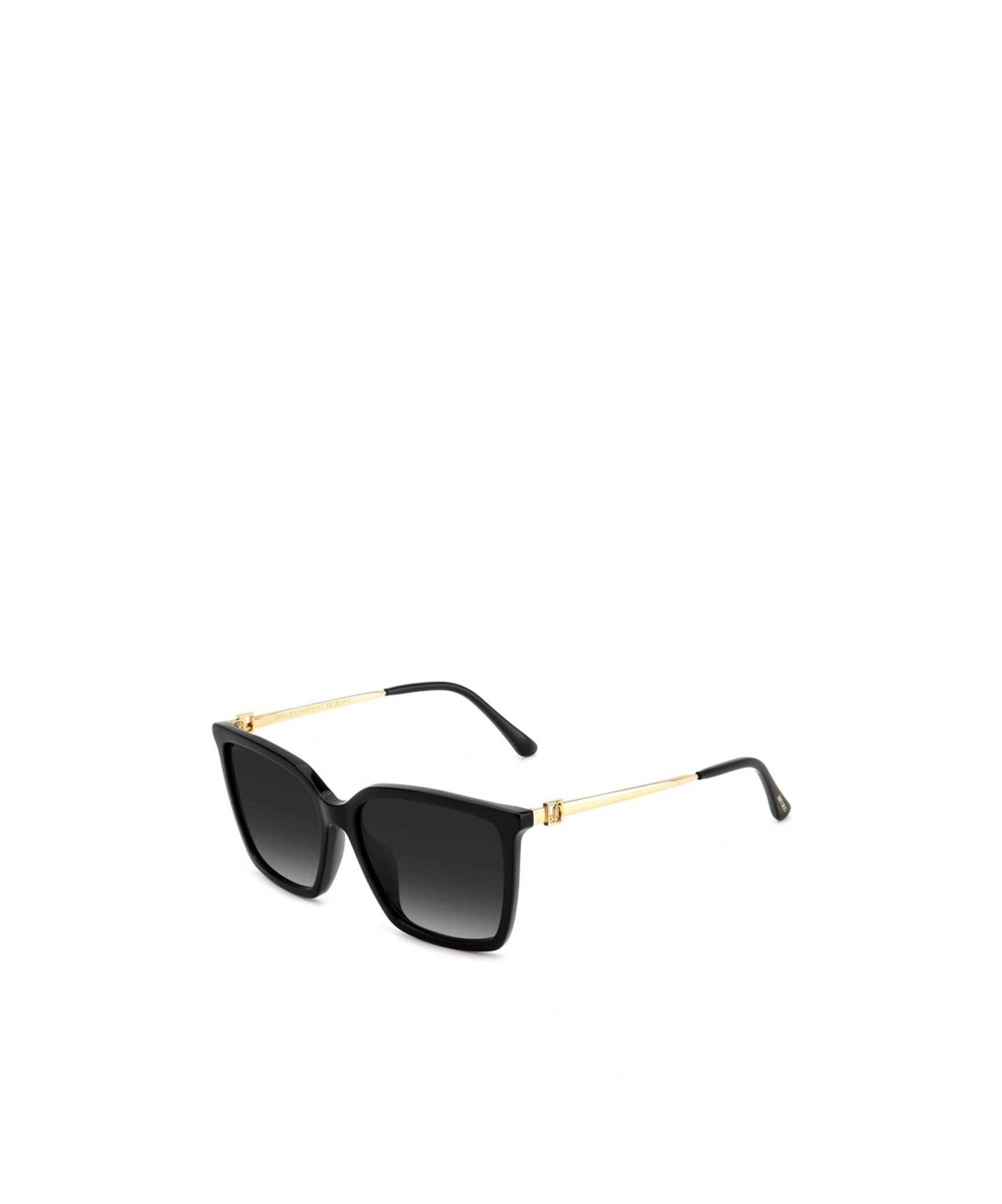 Jimmy Choo Eyewear Rectangular Frame Sunglasses In Black