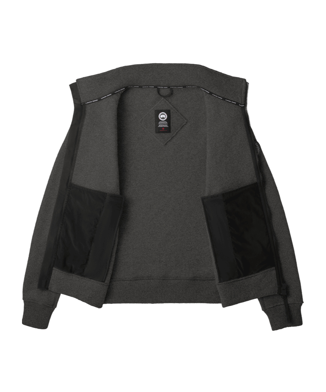 Canada Goose Long-sleeved Casual Jacket In Black