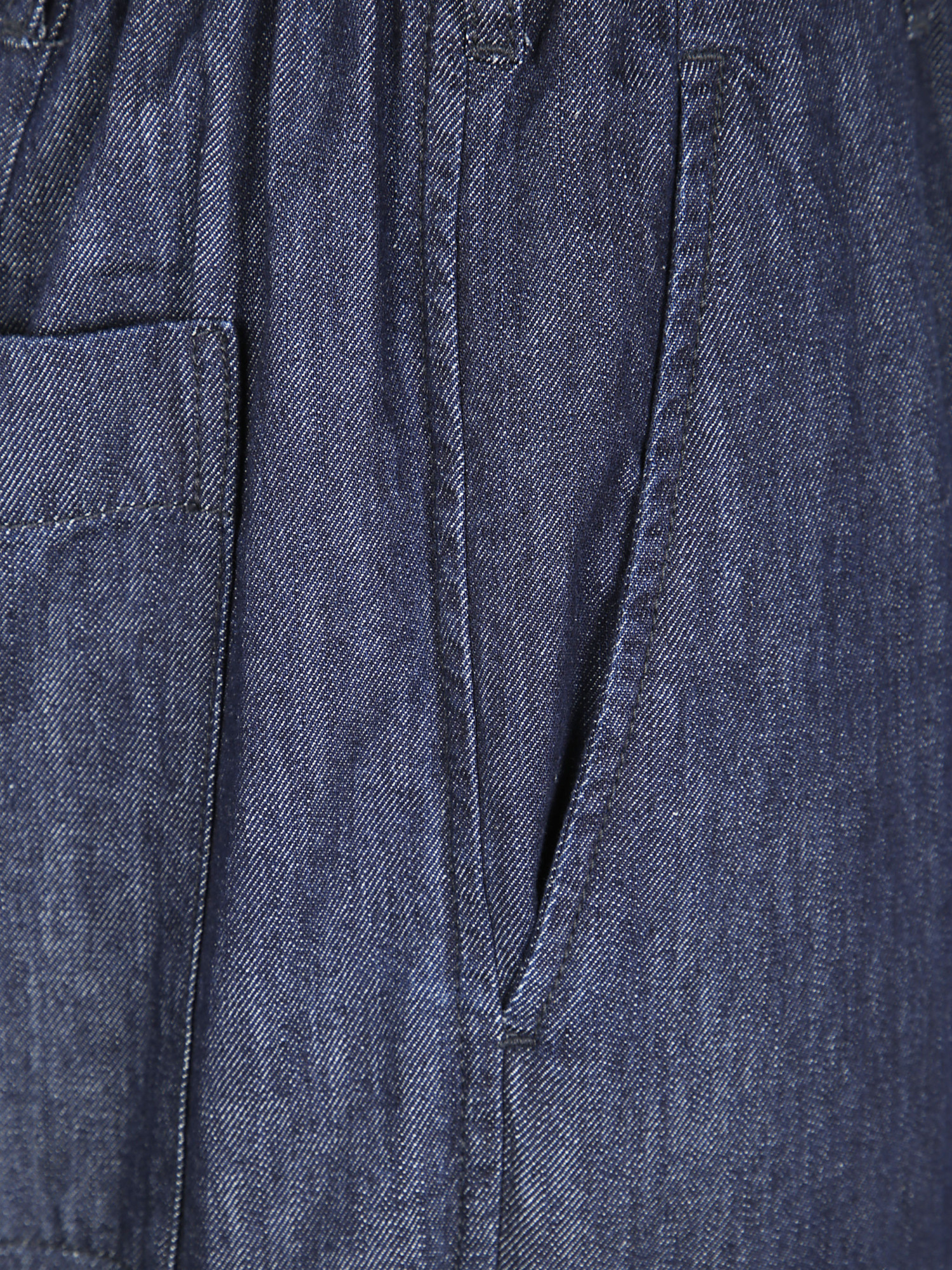 Dries Van Noten Drawstring Casual Pants In Indigo