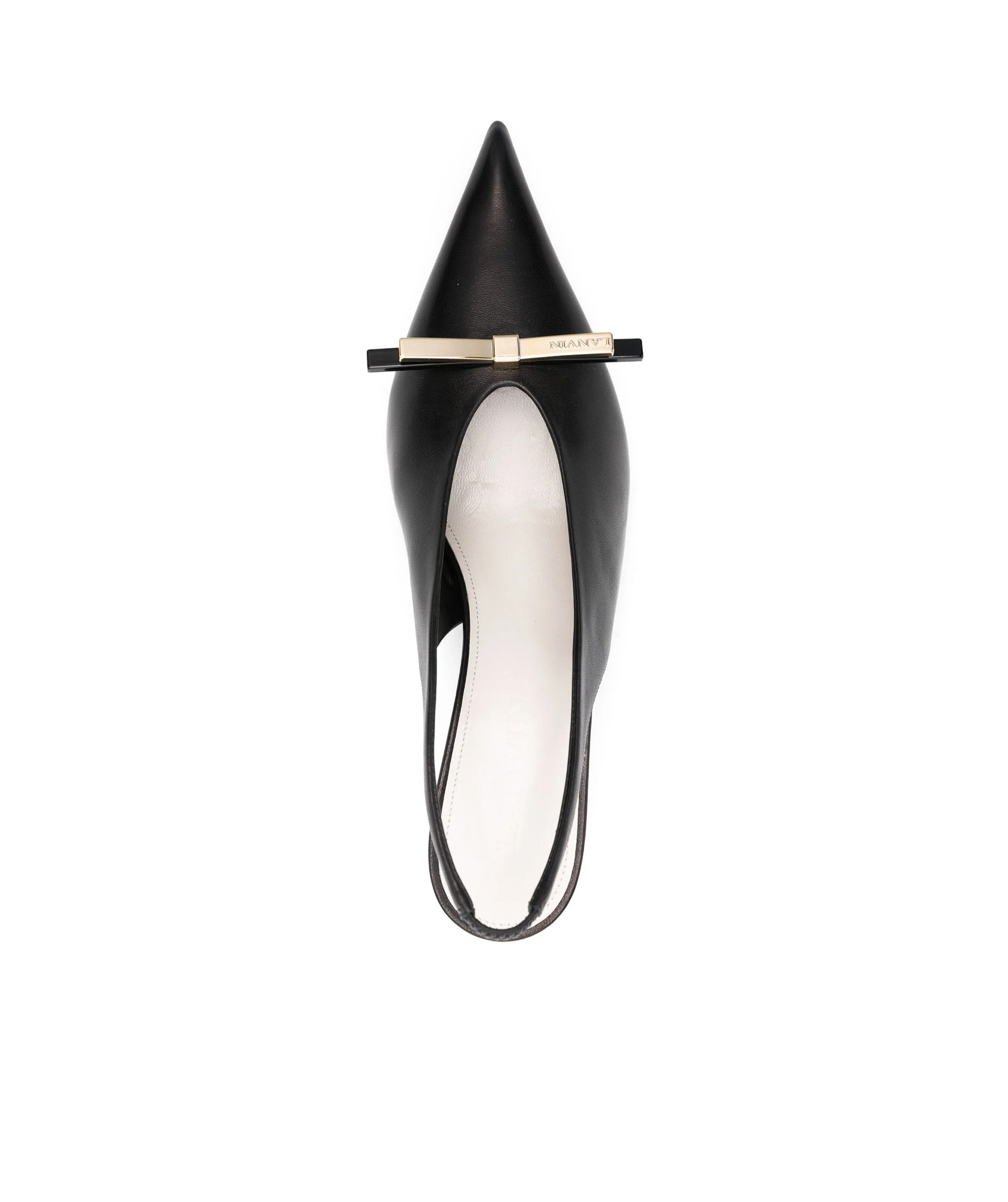 Lanvin 60mm Leather Pumps In Black