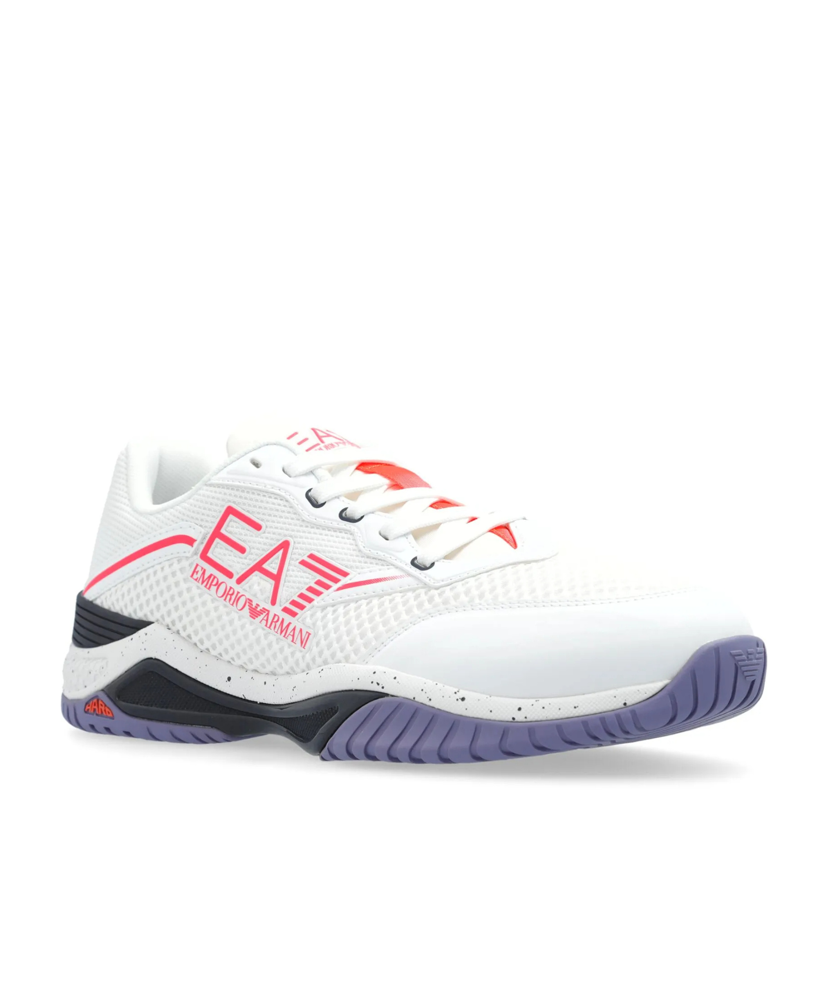 Shop Ea7 Contrasting Low-top Trainers In White