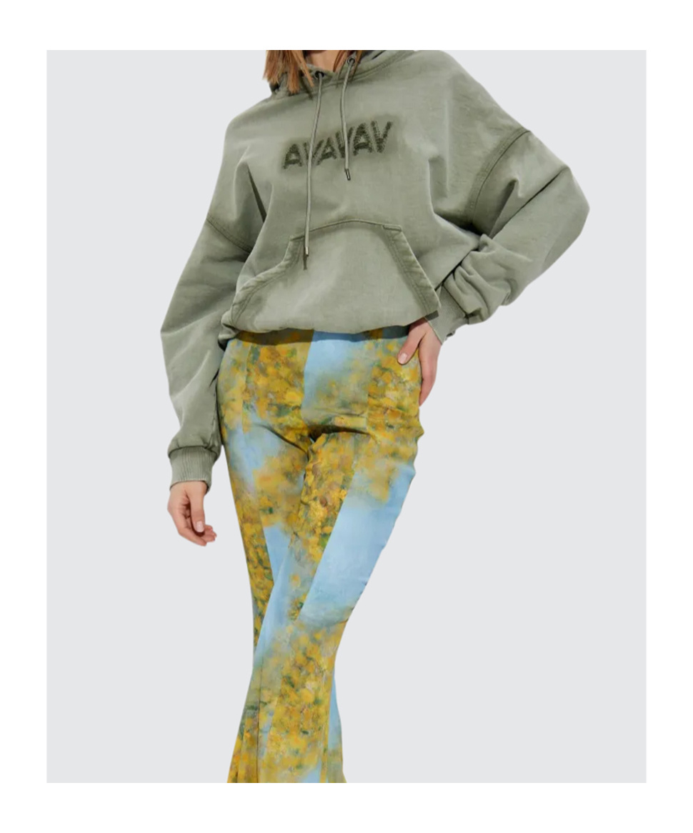 Avavav Logo Hoodie In Green