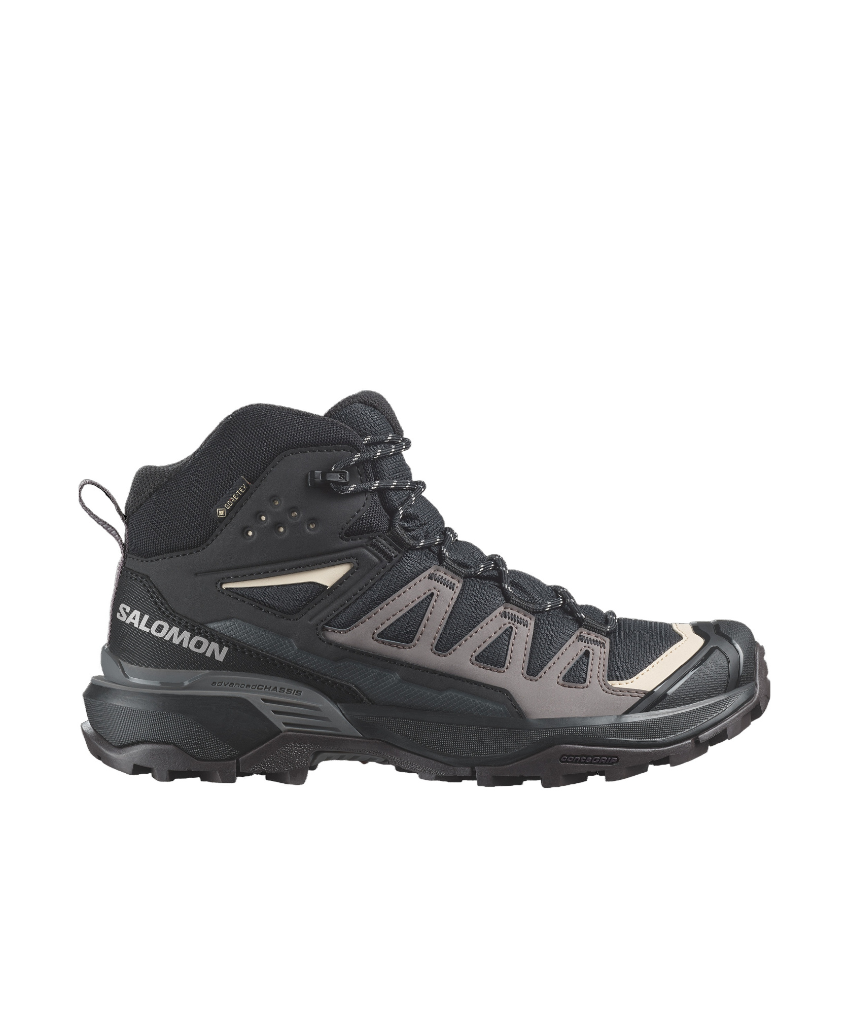 Salomon X Ultra 360mid Gore-tex Professional Sports Shoes In Black