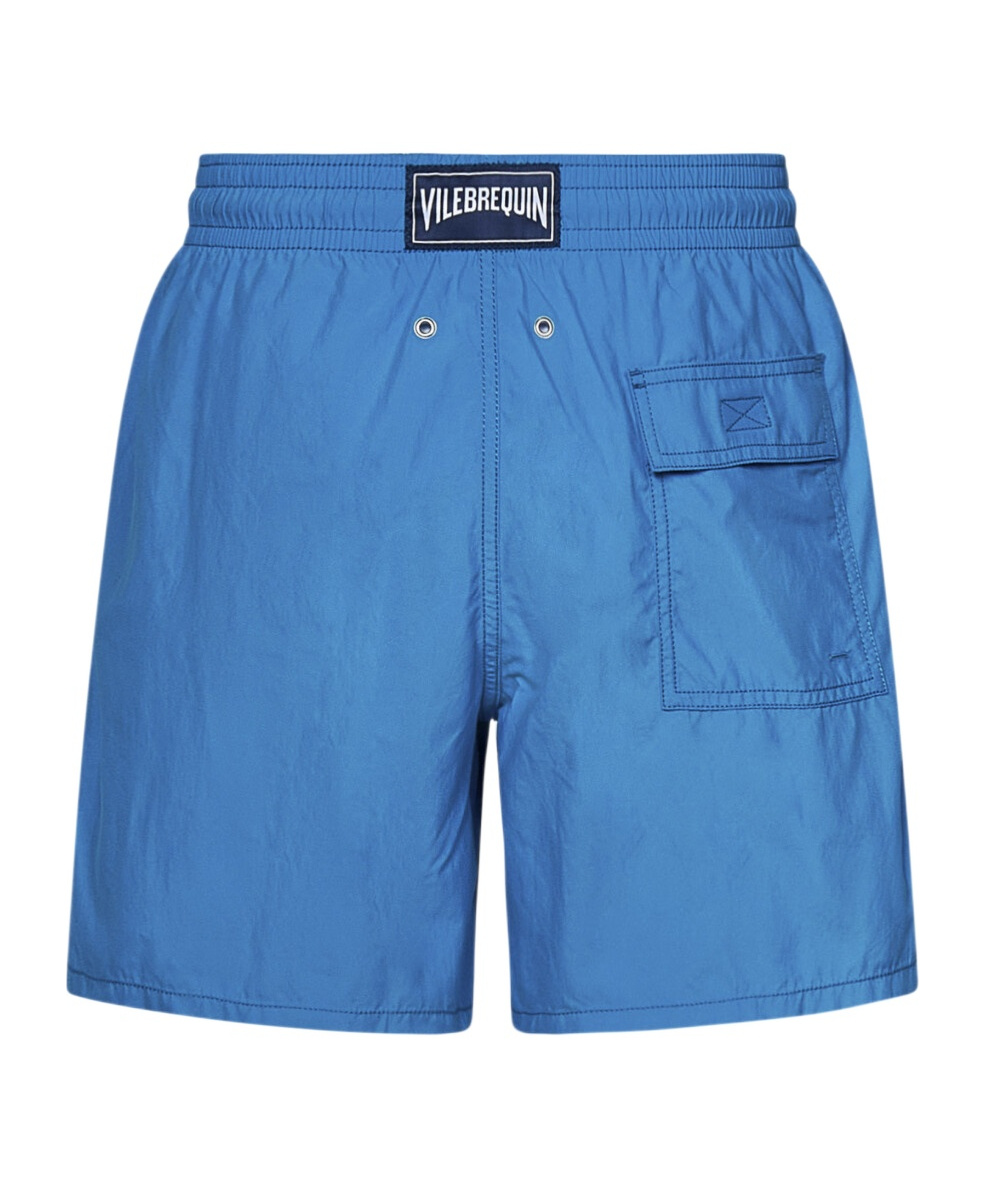 Vilebrequin Ronde Des Tortues Water-reactive Swim Trunks In Blue