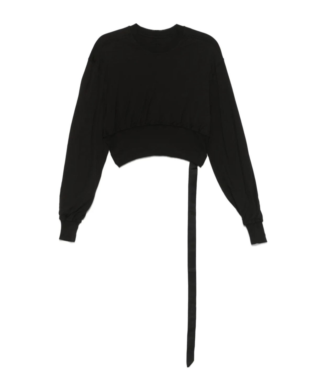 Rick Owens Drkshdw Long-sleeved T-shirt In Black