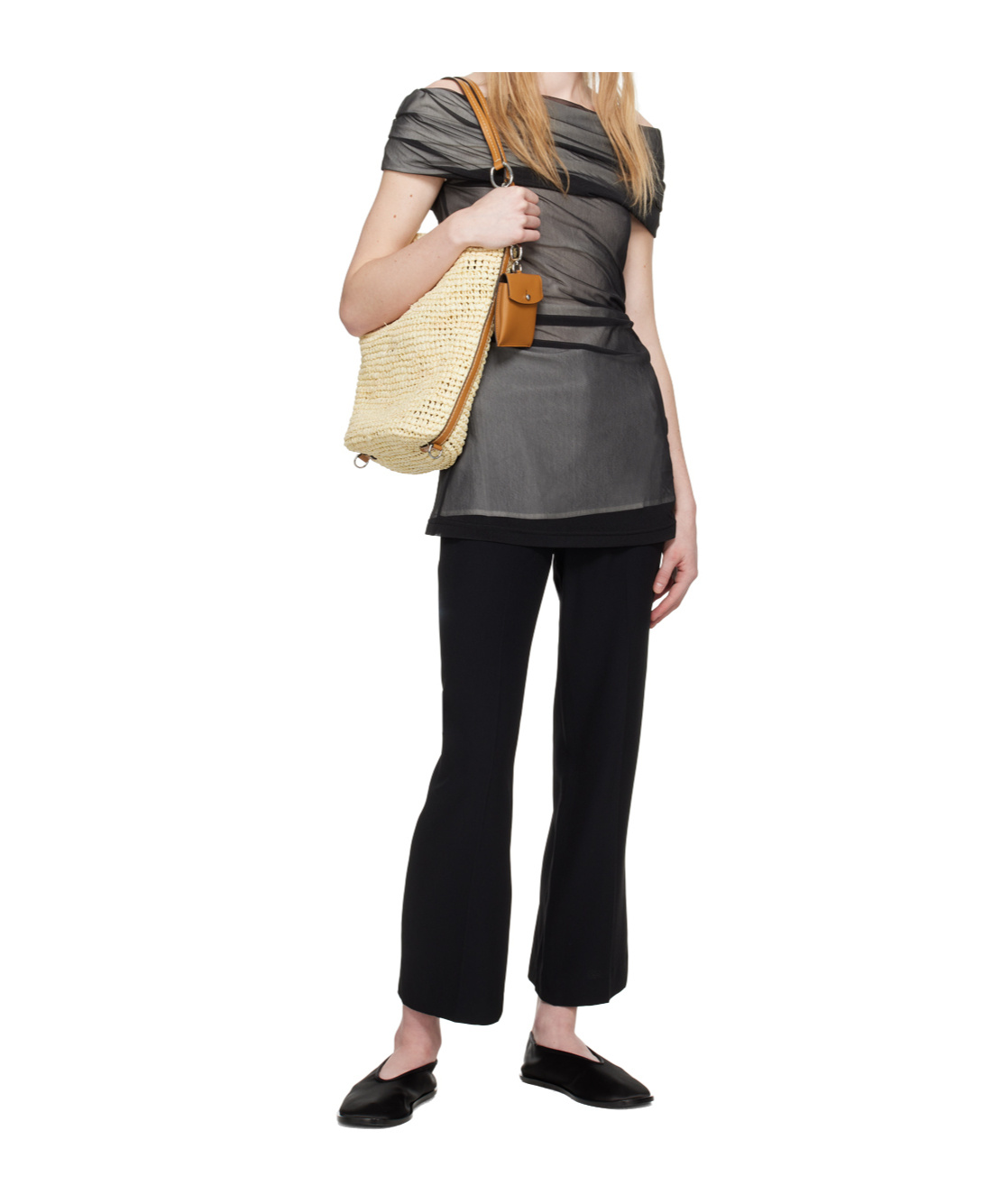 Proenza Schouler Magnetic Buckle Shoulder Bag In Beige