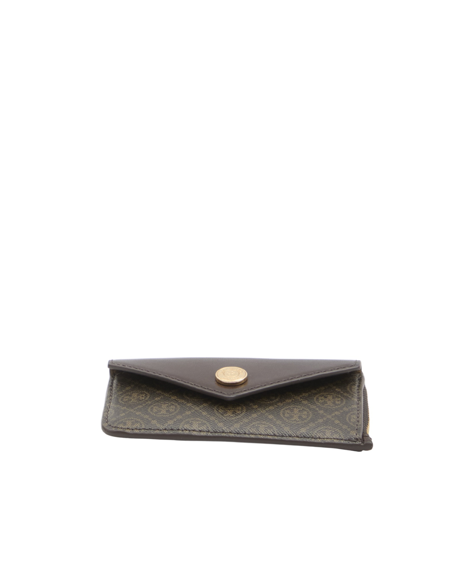 Tory Burch Zip Card Case In Black