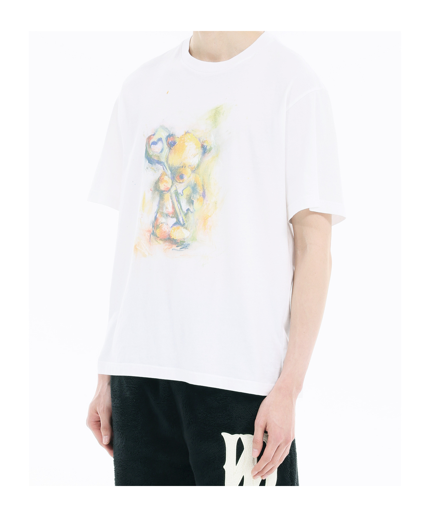 We11 Done Teddy Bear T-shirt In White