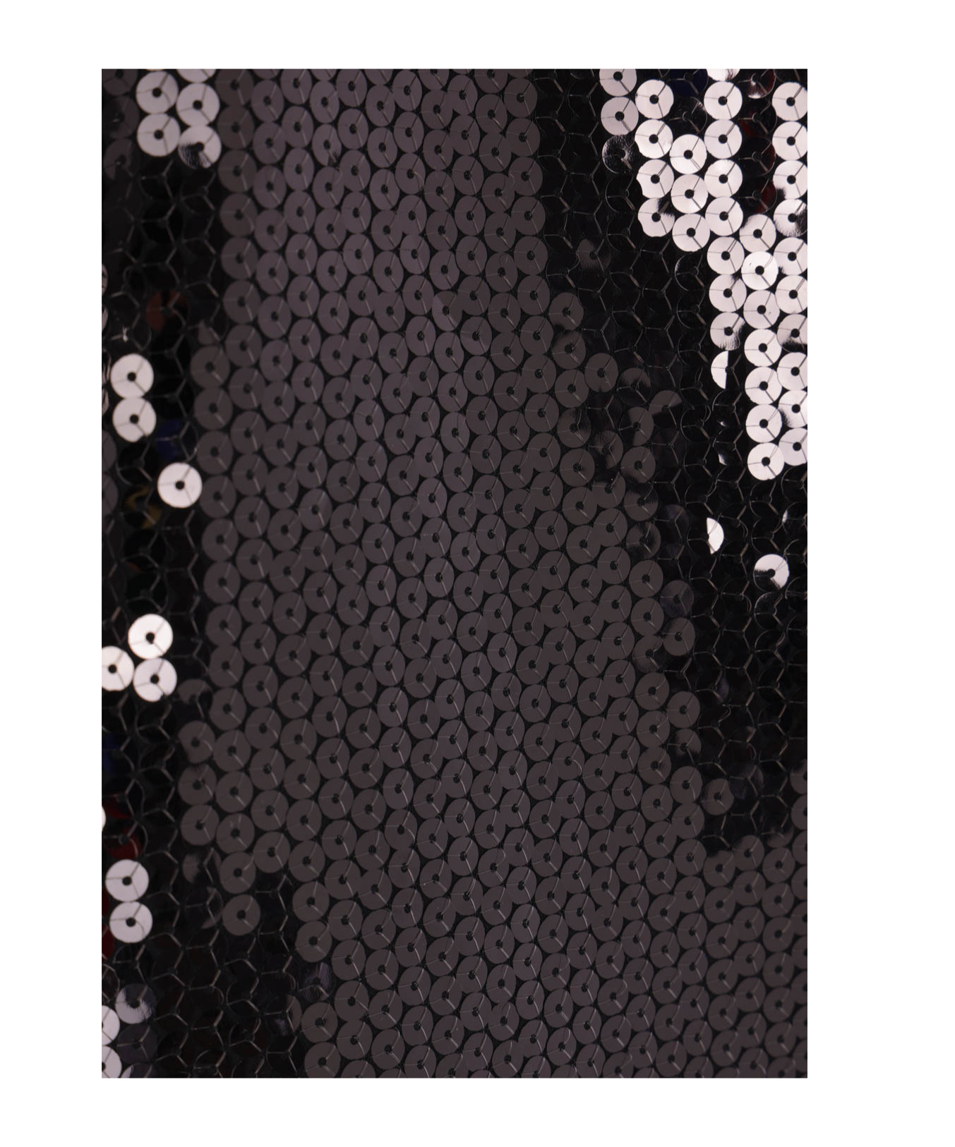 Junya Watanabe Waist Belted Lapels Sequin Silver Zipper