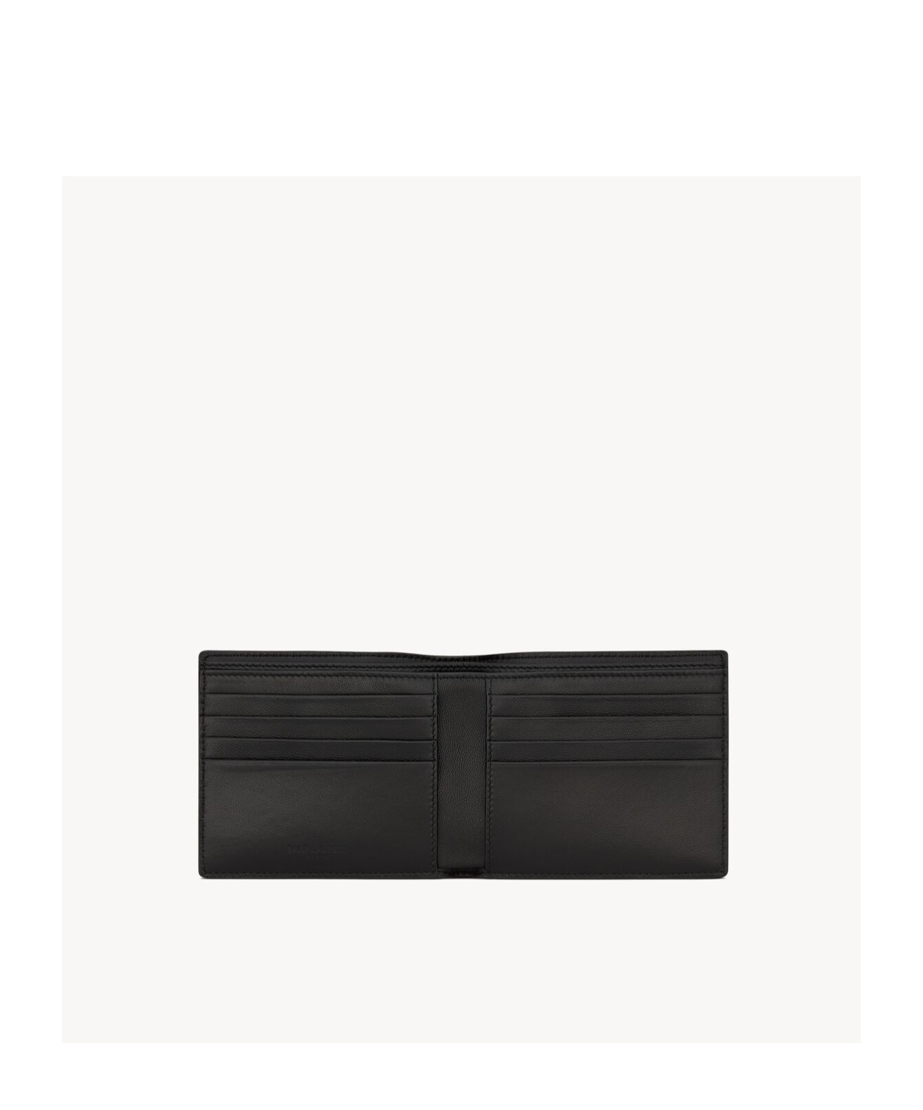 Saint Laurent East West Wallet In Black